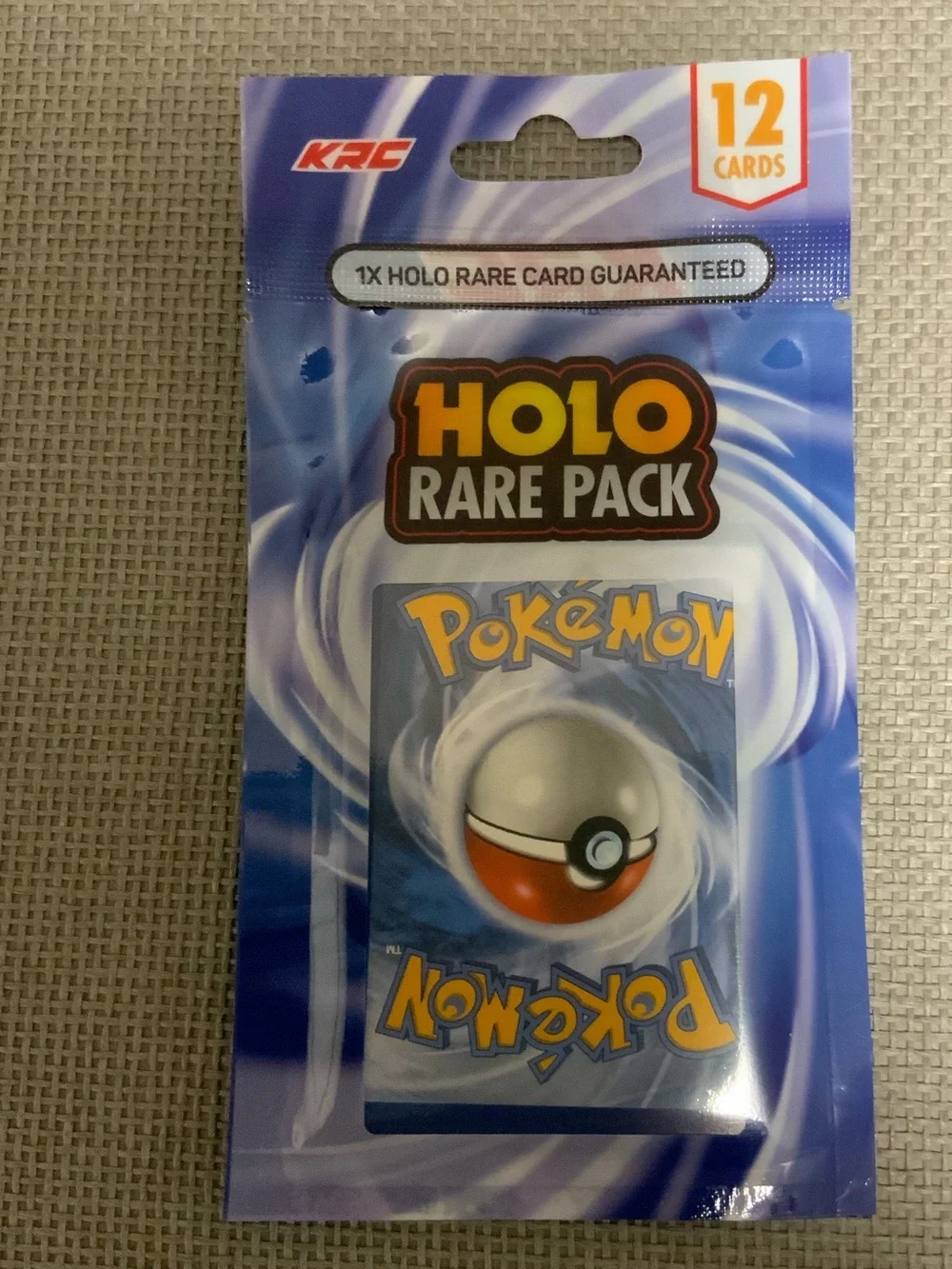 Pokemon Holo Rare Pack Blue White Orange